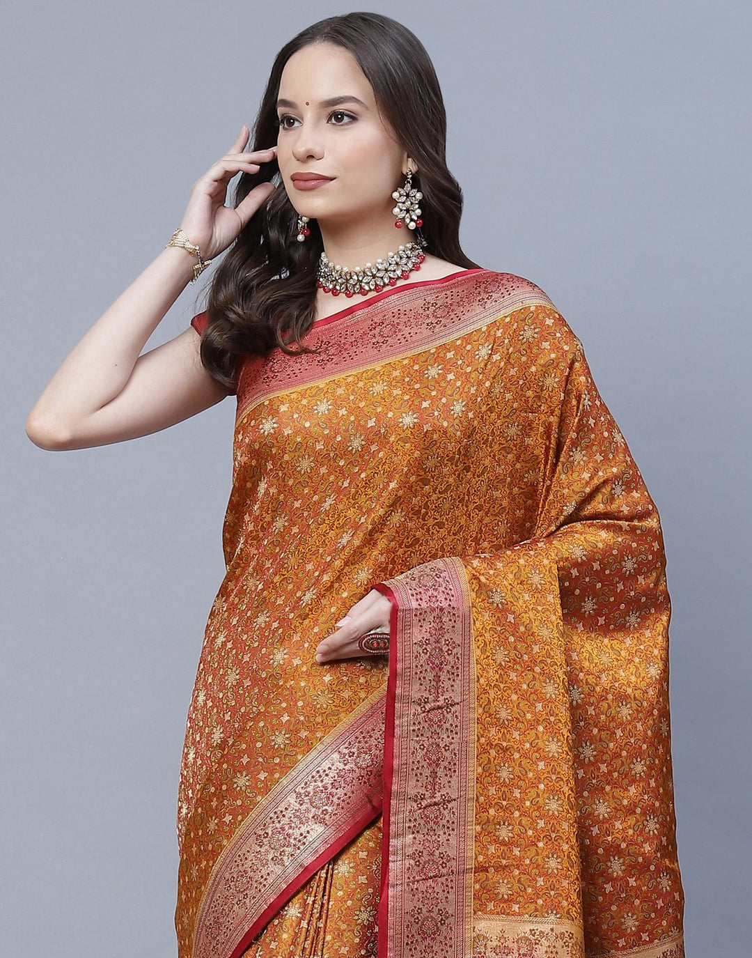Woven Banarasi Tanchoi Saree