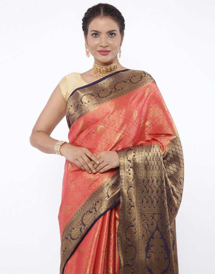 MBZ Meena Bazaar-Art Handloom Woven Saree