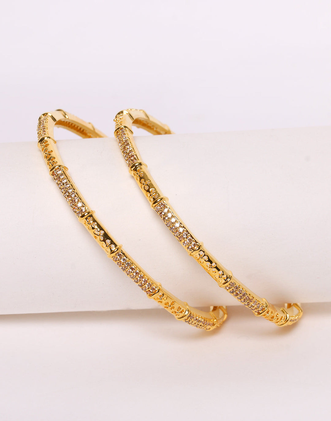Traditional Gold Toned Bangle Set