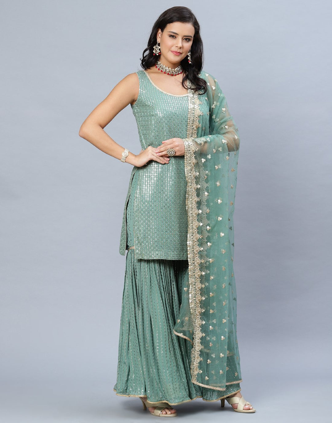 Georgette Salwar Kameez Stitched Suit