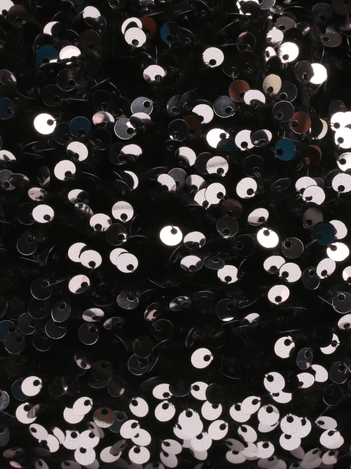 Black Sequin Potli Bag