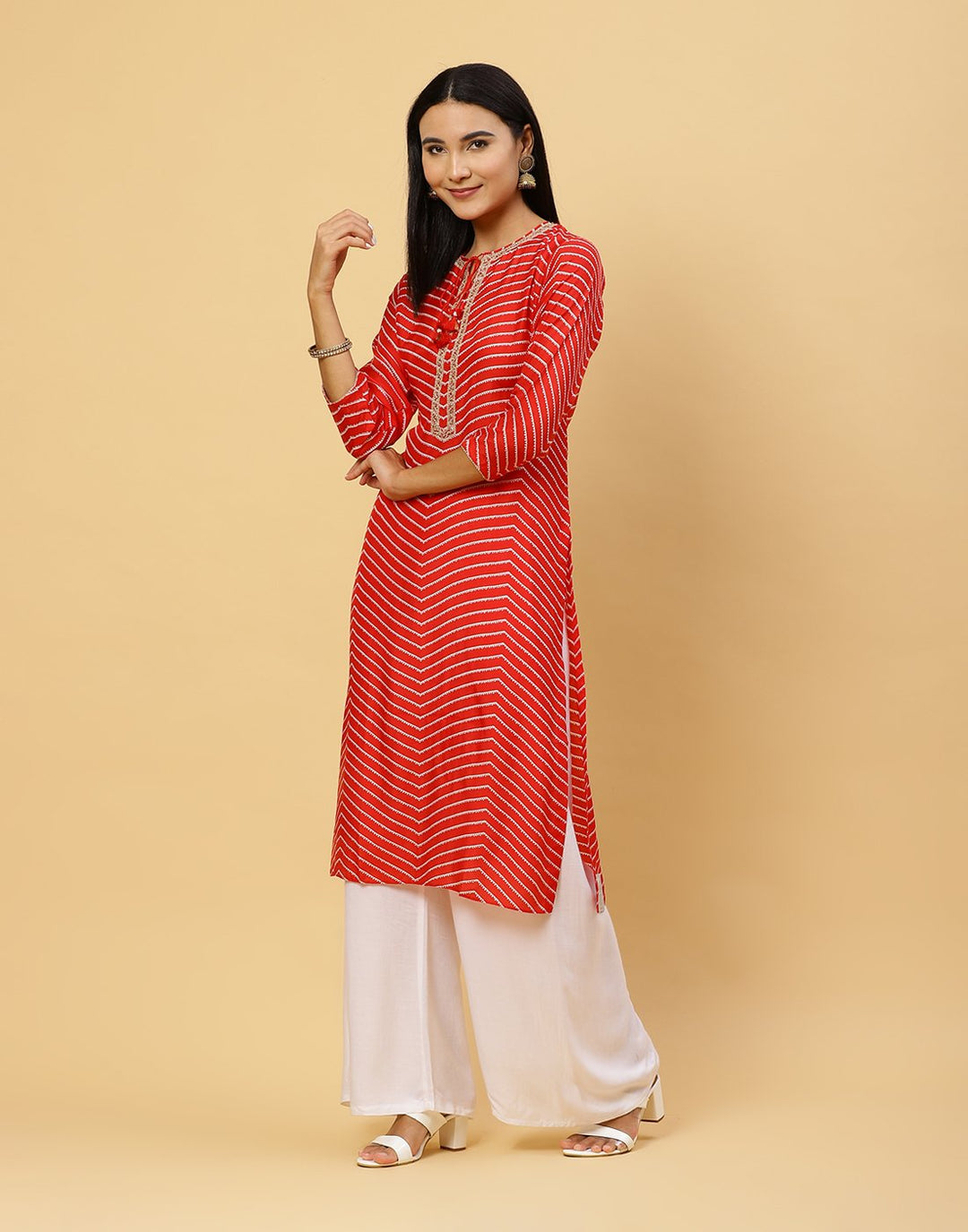 Printed Cotton Muslin Kurti