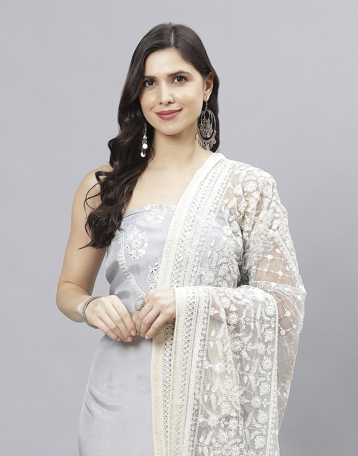 Muslin Embroidered Suit piece