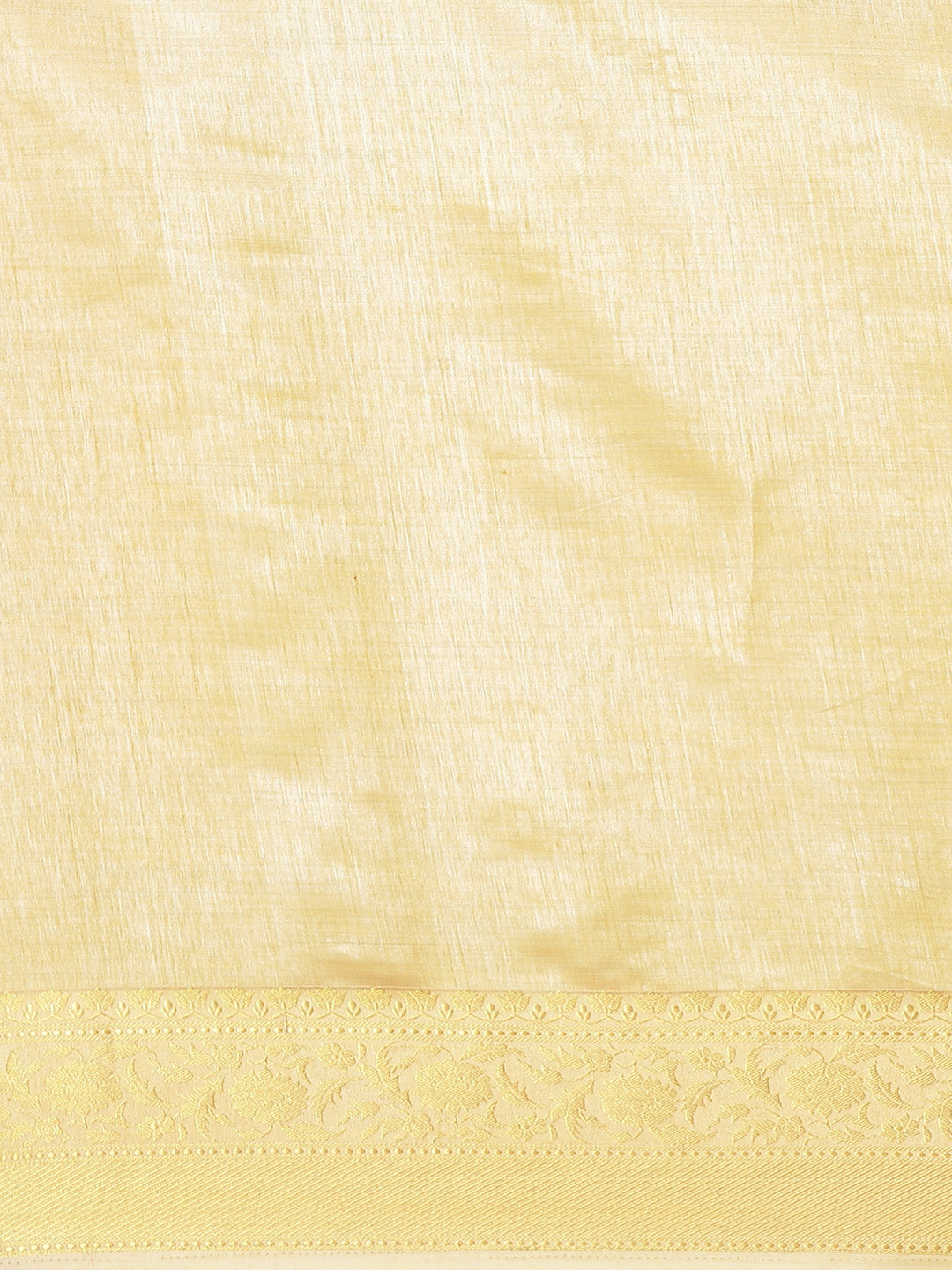 Plain Art Handloom Saree with  Zari Border