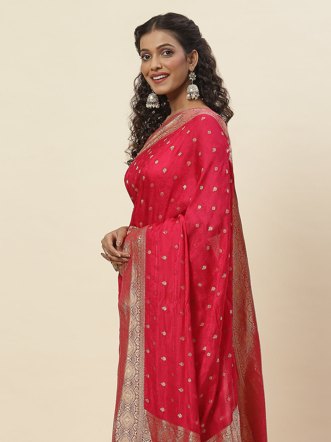 Woven Crepe Saree