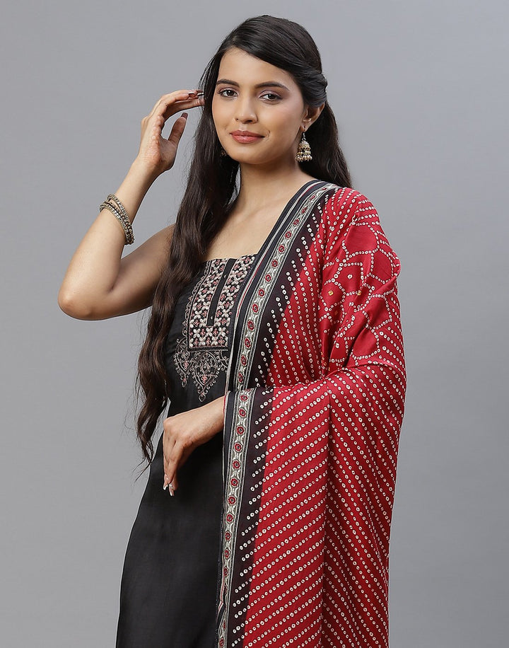 Chanderi Embroidered Suit piece