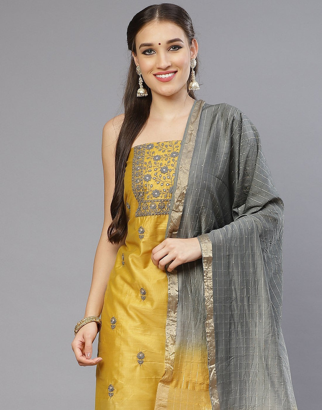 Chanderi Suit Set