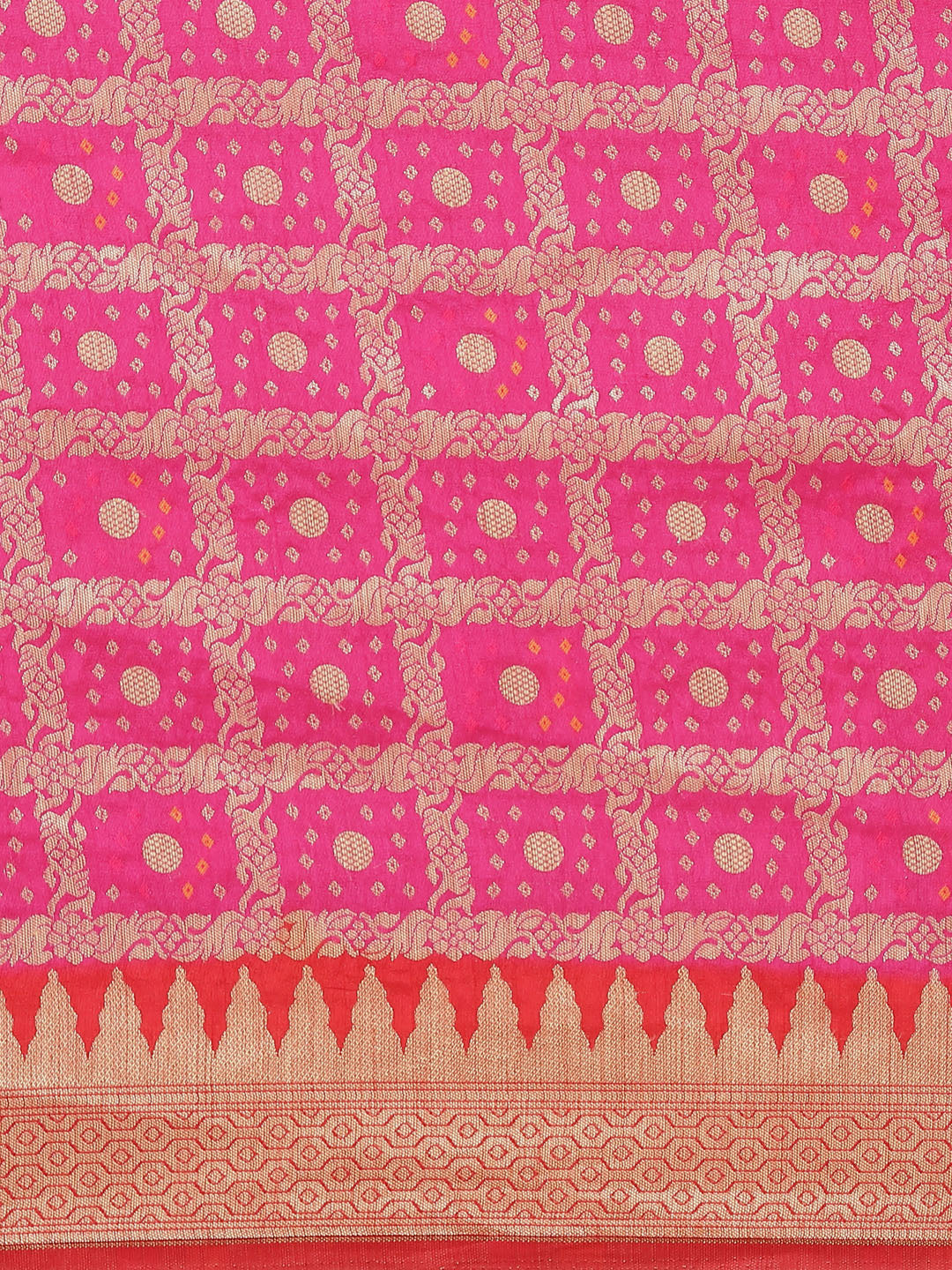 Bandhez Art Handloom Saree with Zari Border