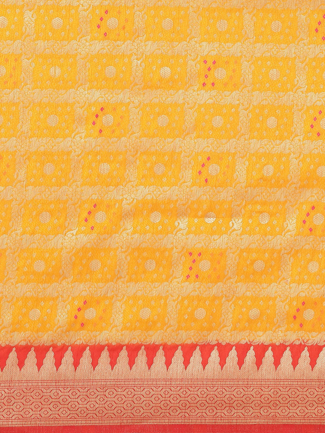 Bandhez Art Handloom Saree with Zari Border