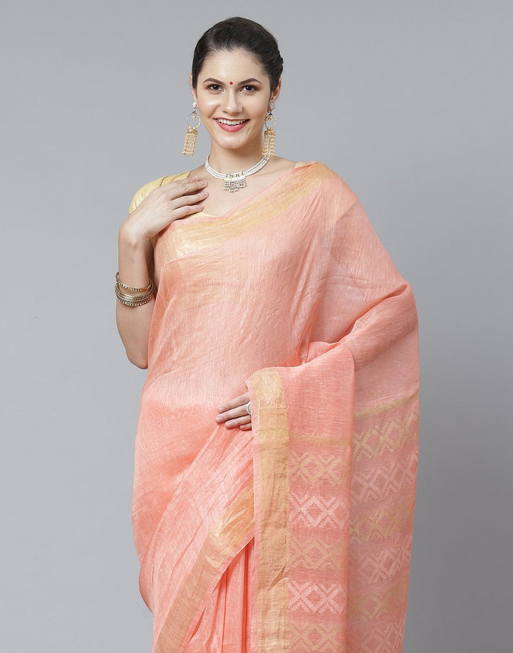 Cotton Linen Saree
