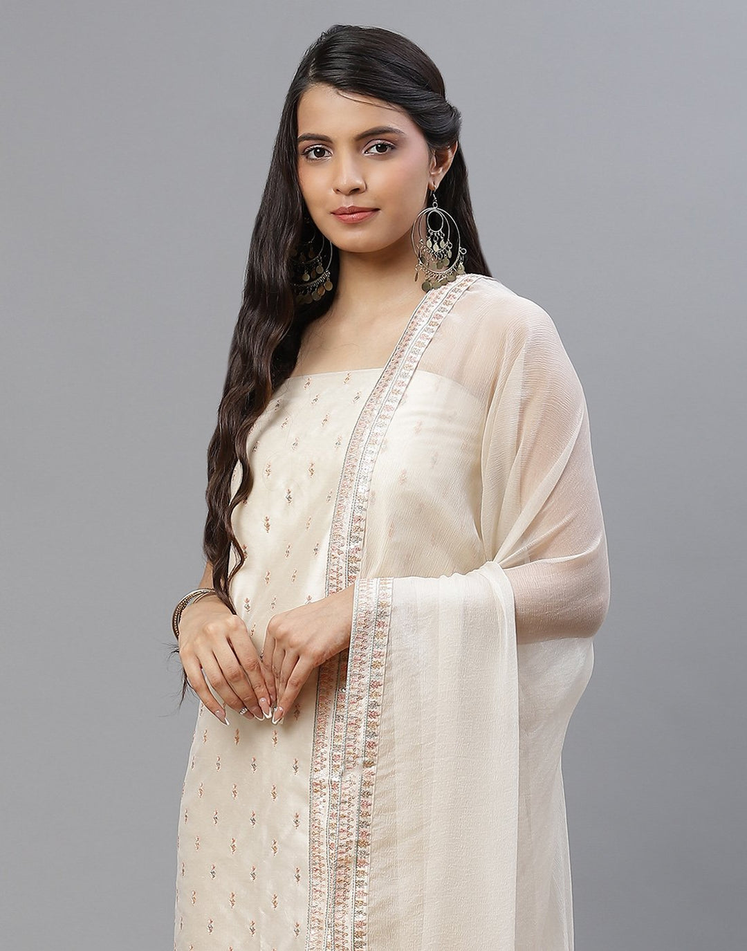 GEORGETTE EMBROIDERED SUIT SET
