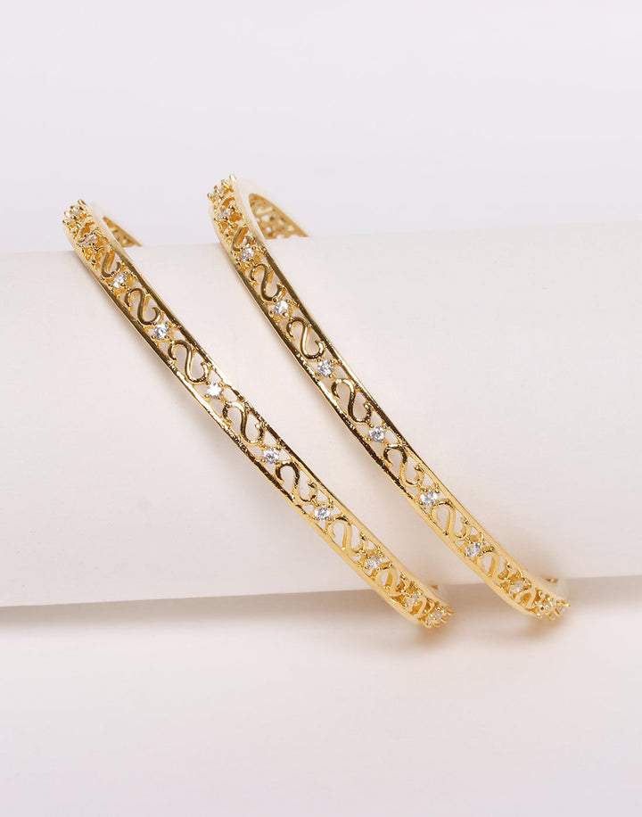 Traditional Gold Toned Bangle Set