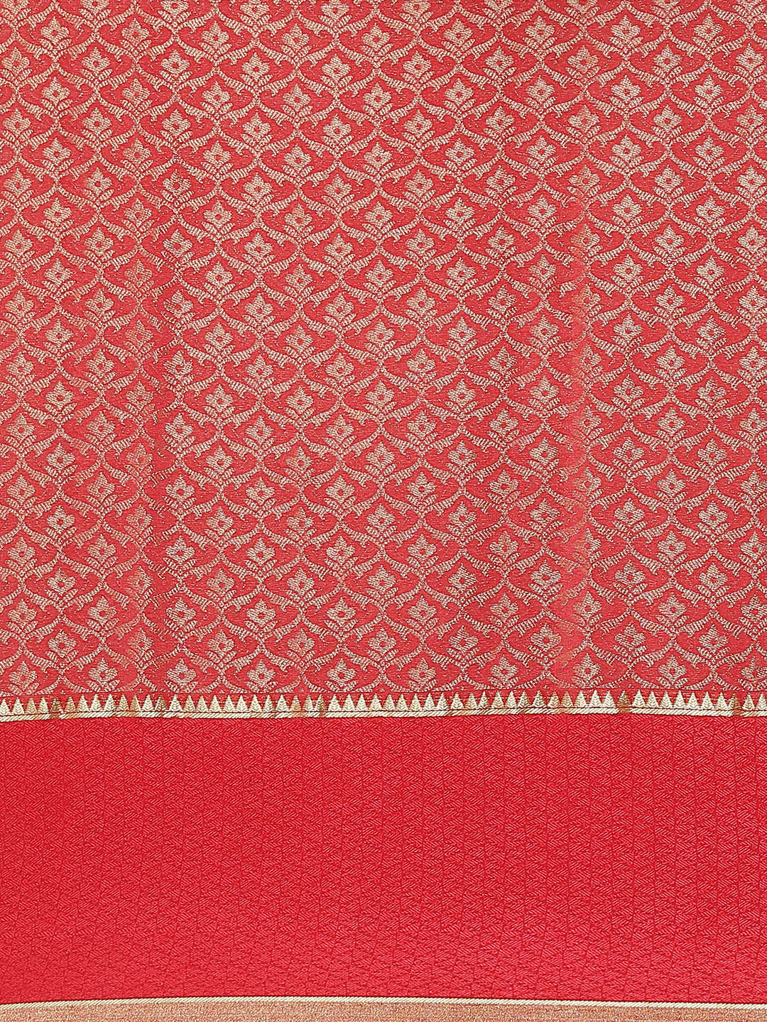 Brocade Zari Jaal Georgette Woven Saree