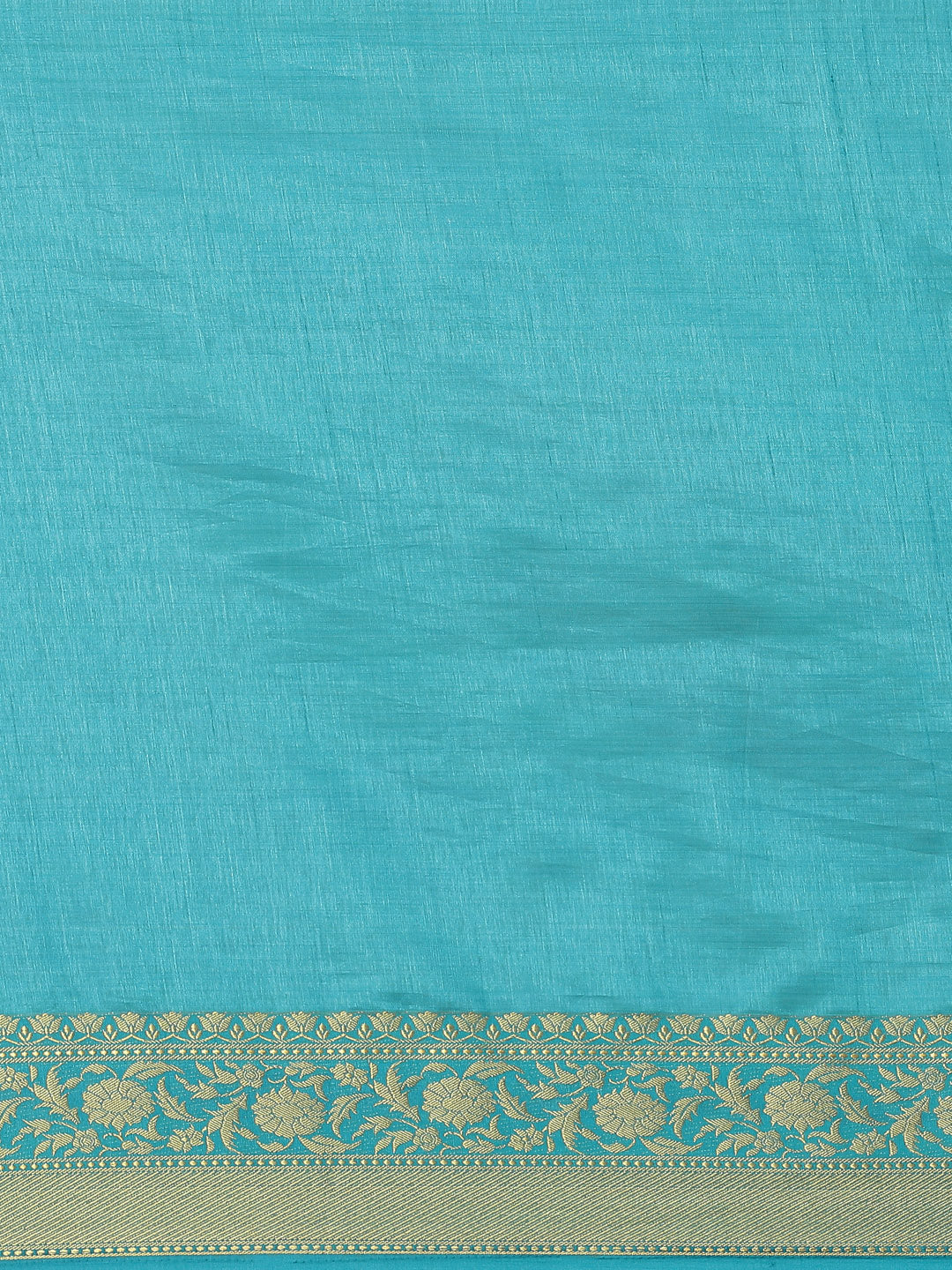 Plain Art Handloom Saree with  Zari Border