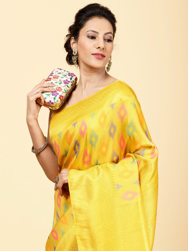 Brocade Handloom Woven Saree