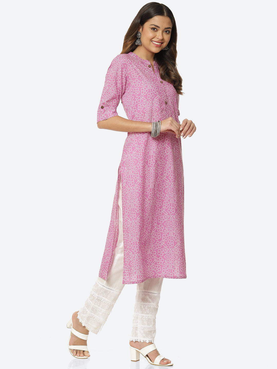 Printed Muslin Kurta
