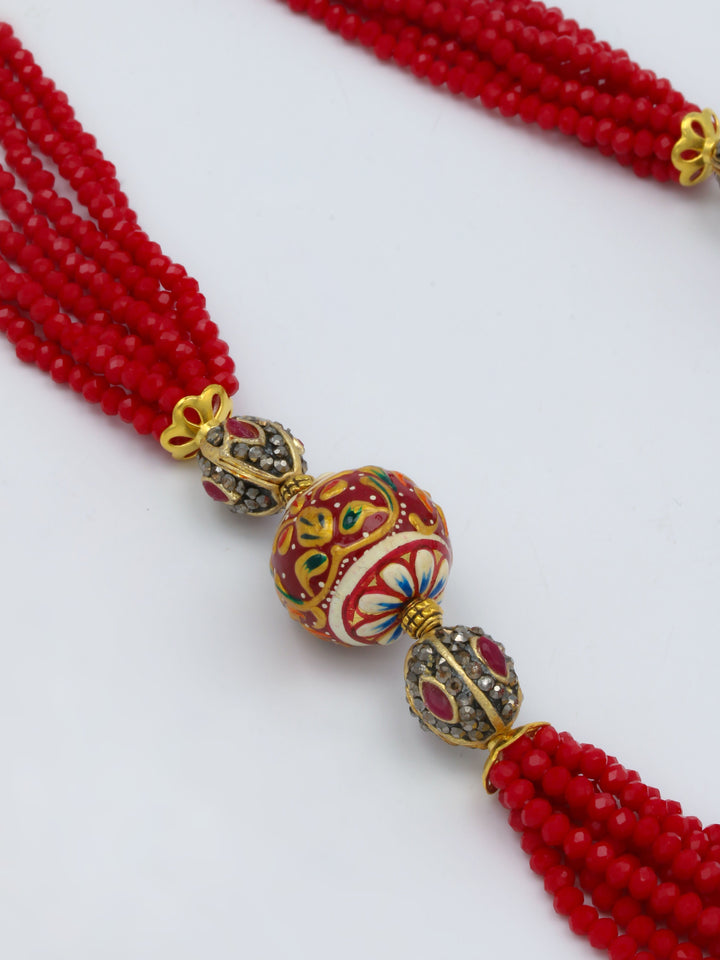 Pearl Necklace Set With Earrings