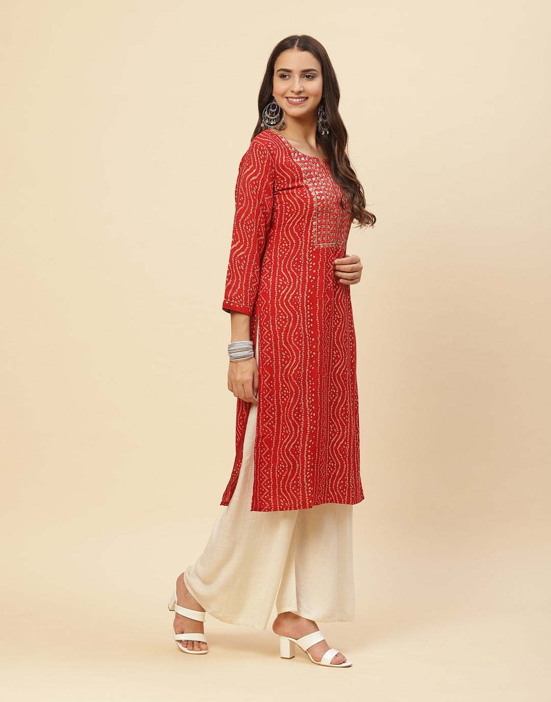 Embroidered Rayon Kurti