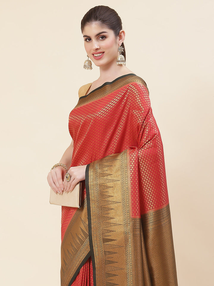 Zari Booti Handloom Woven Saree