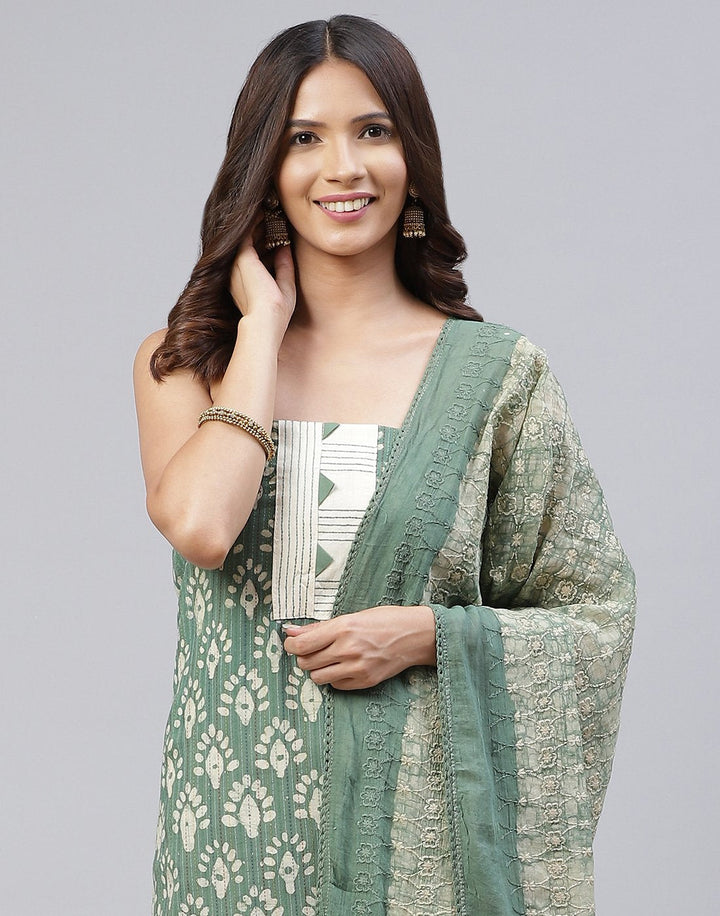 Cotton Printed Suit Piece