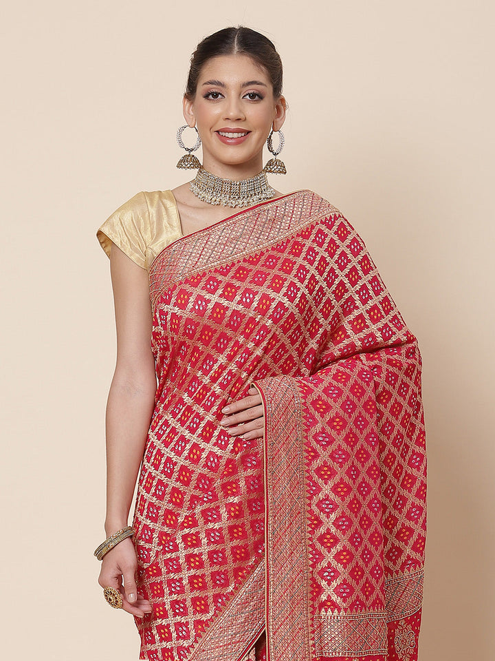 Gharchola Banarsi Handloom Saree