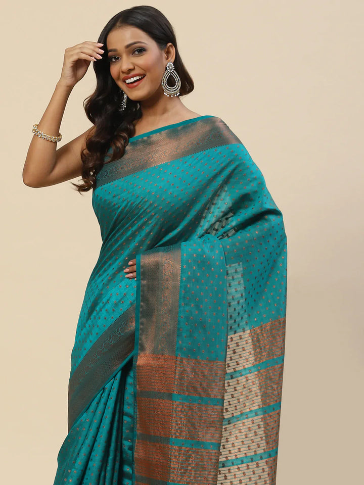 Zari Booti Handloom Woven Saree