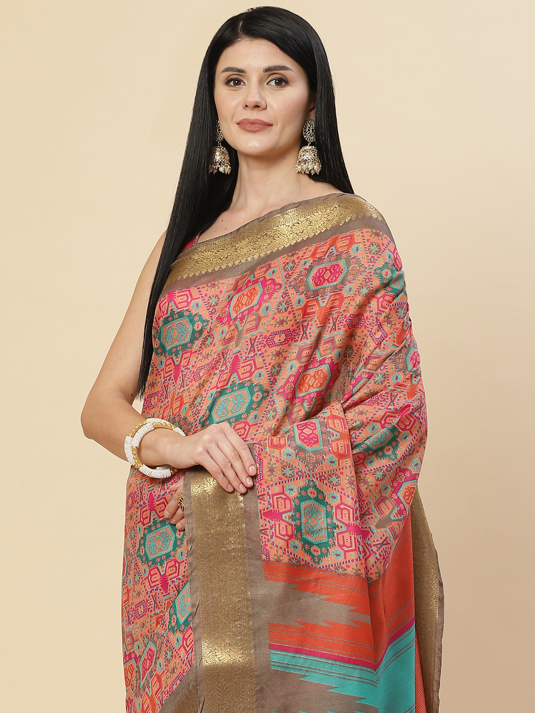 Patola Printed Handloom Saree