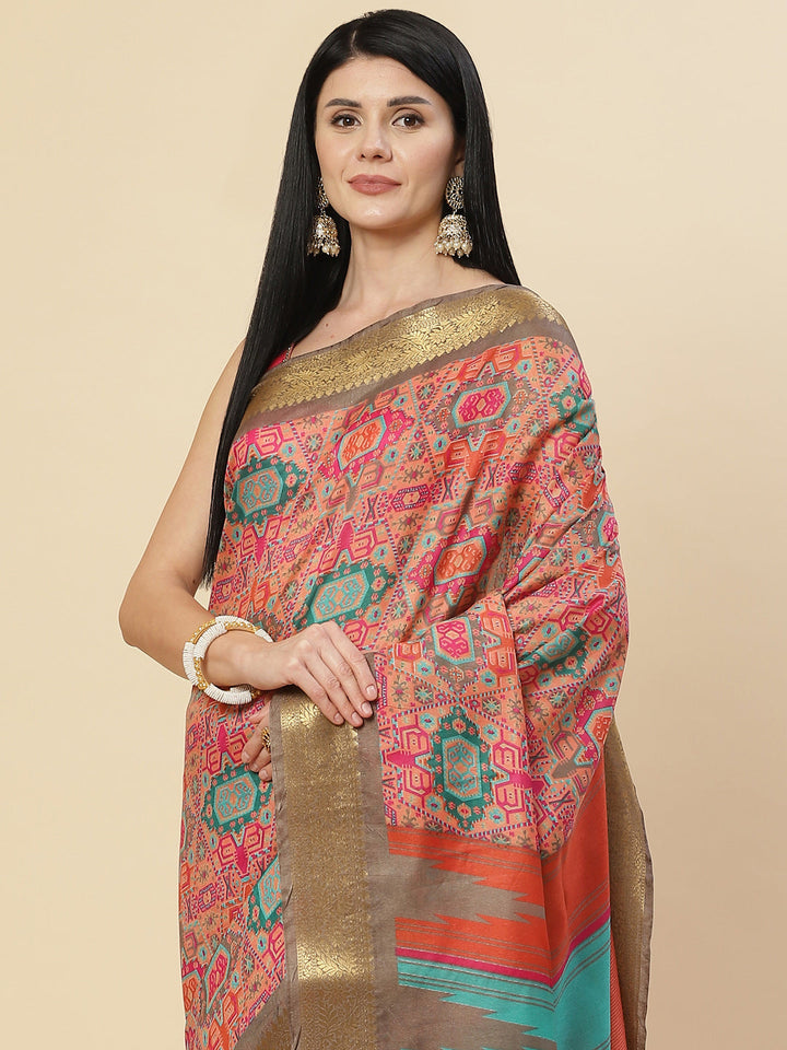 Patola Printed Handloom Saree