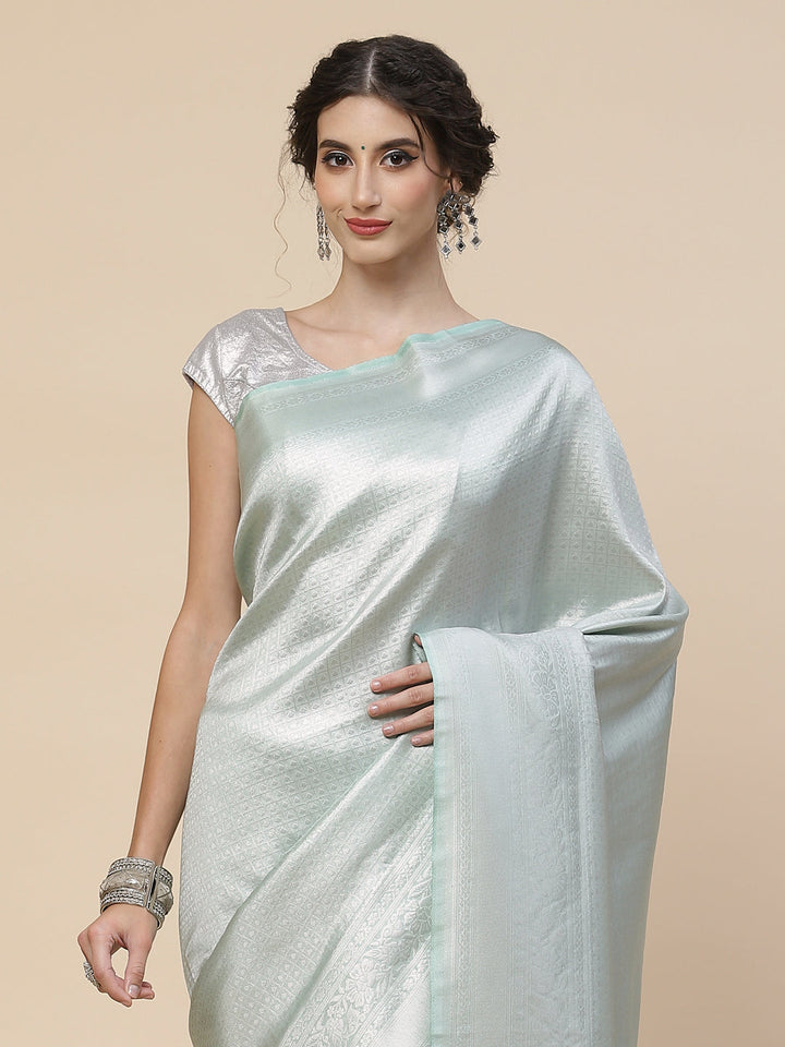 Zari Jaal Art Handloom Woven Saree