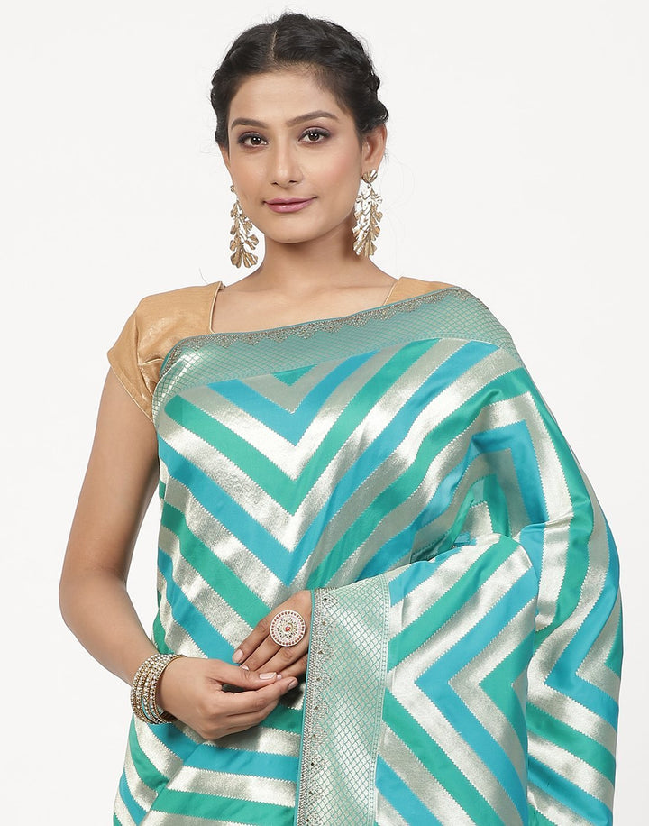 MBZ Meena Bazaar-Banarasi Art handloom Silk Saree