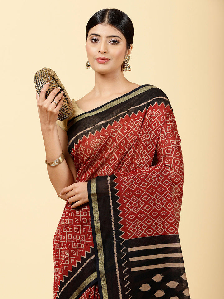 Printed Cotton Saree