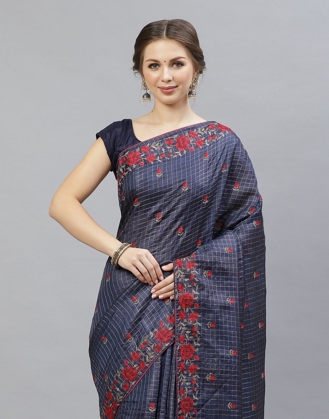 TSR Embroidery Saree