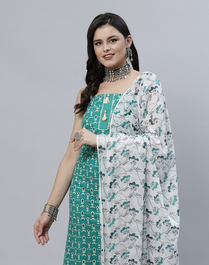 Printed Cotton Suit Piece