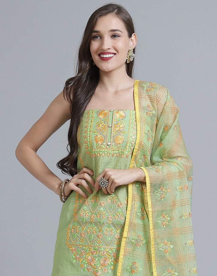 Chanderi Suit Set