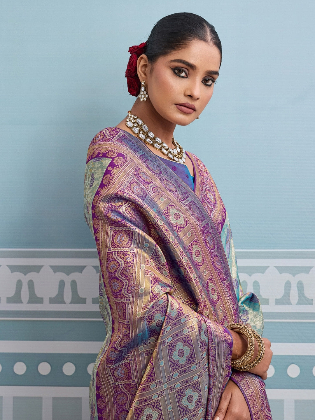 Woven Design Art Silk Saree