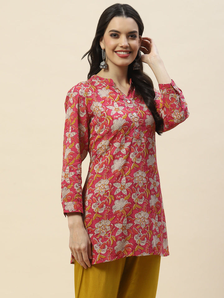Printed Cotton Short Kurti