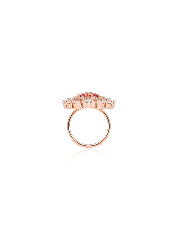 Bronze Toned AD Stone Ring
