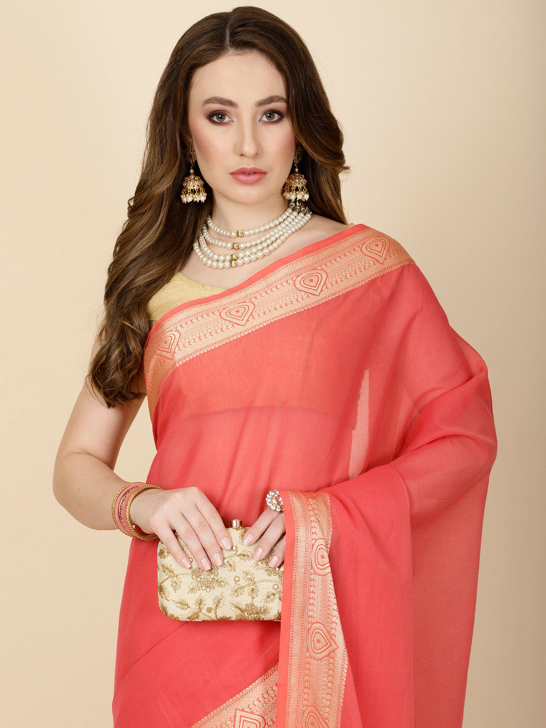 Resham Border Woven Cotton Saree