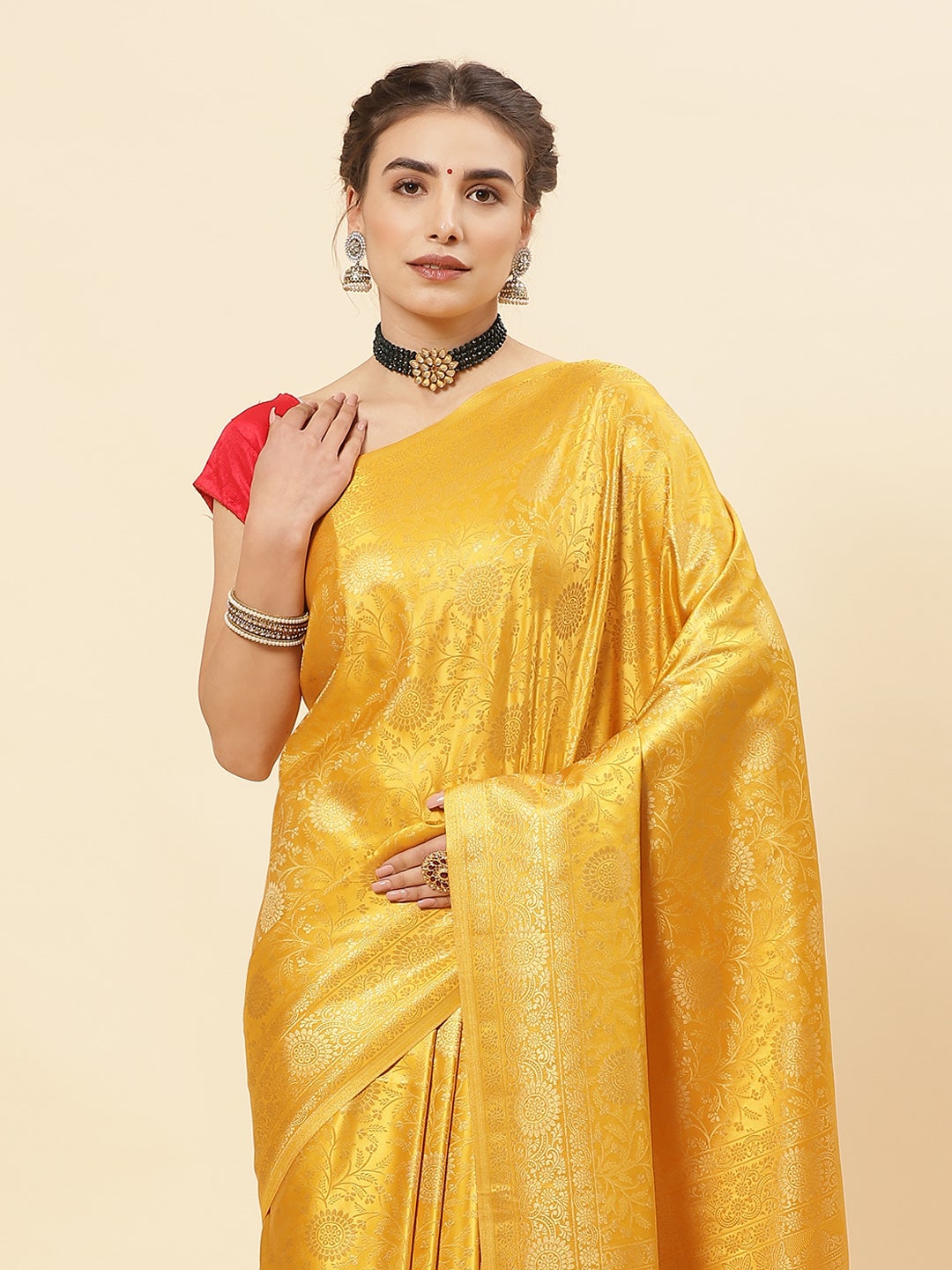 Zari Jaal Art Handloom Saree