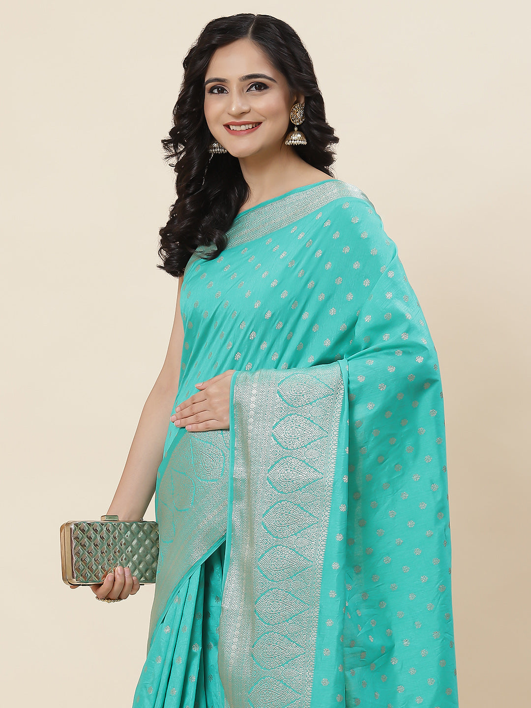 Zari Border Woven Handloom Saree
