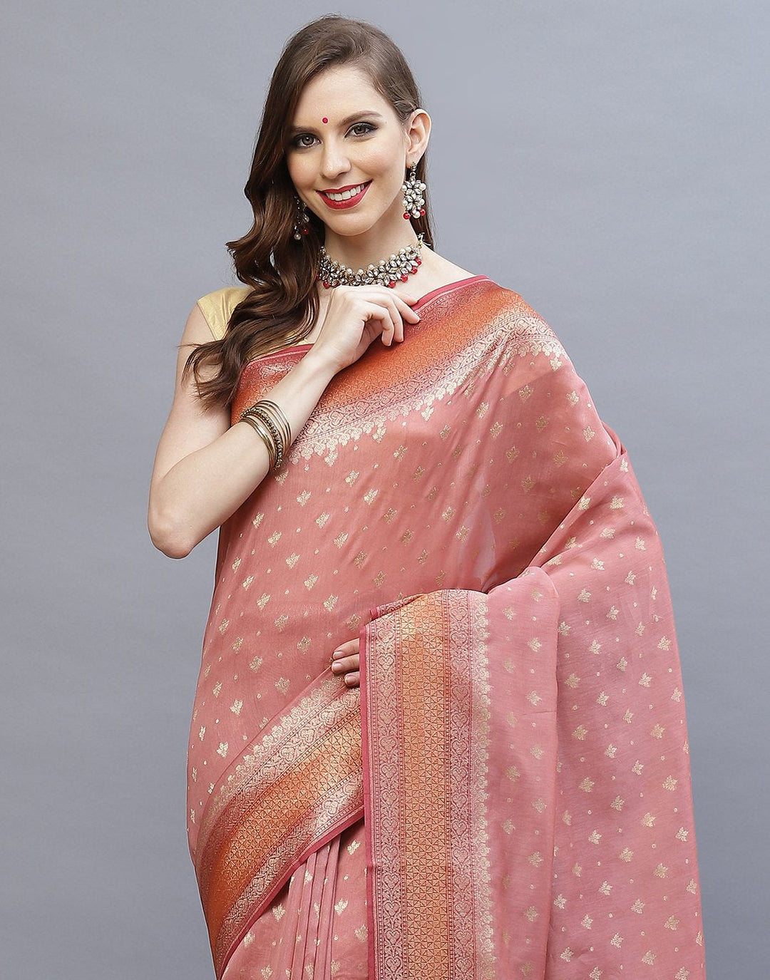 WOVEN COTTON SAREE