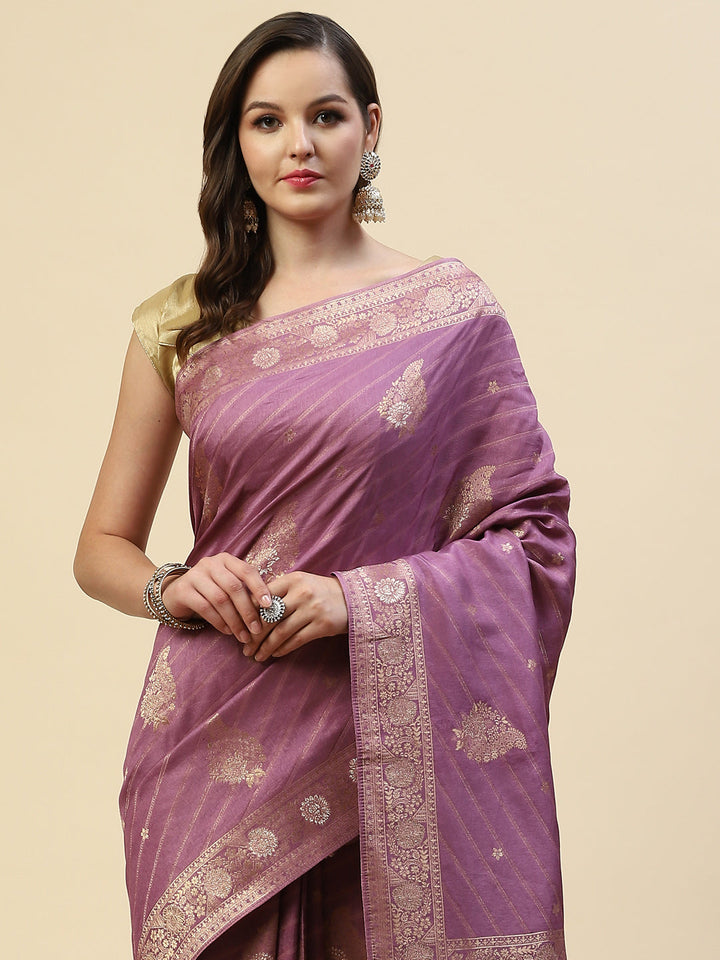 Zari Jaal Handloom Woven Saree