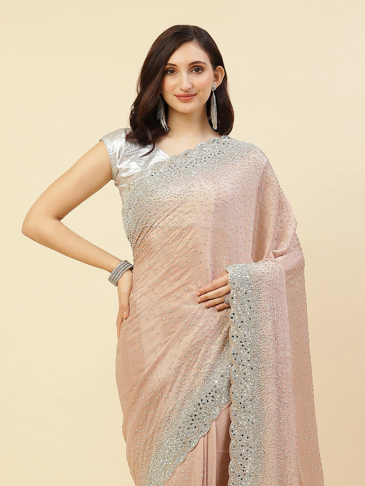 Sequence Crepe Saree