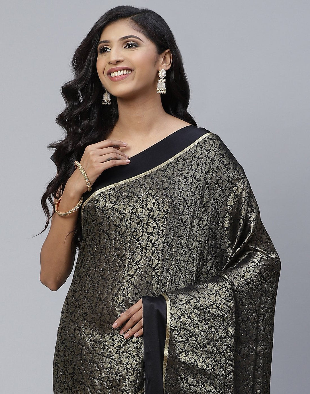 Zari Jaal Georgette Saree