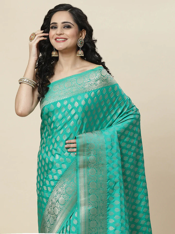 Zari Booti Handloom Woven Saree