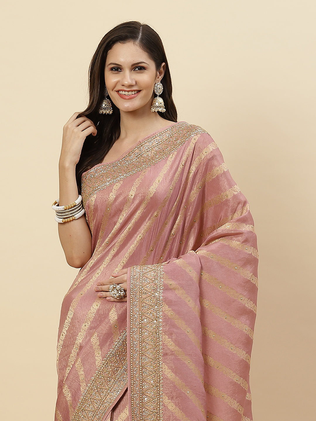 Cutdana Embroidered Banarasi Saree