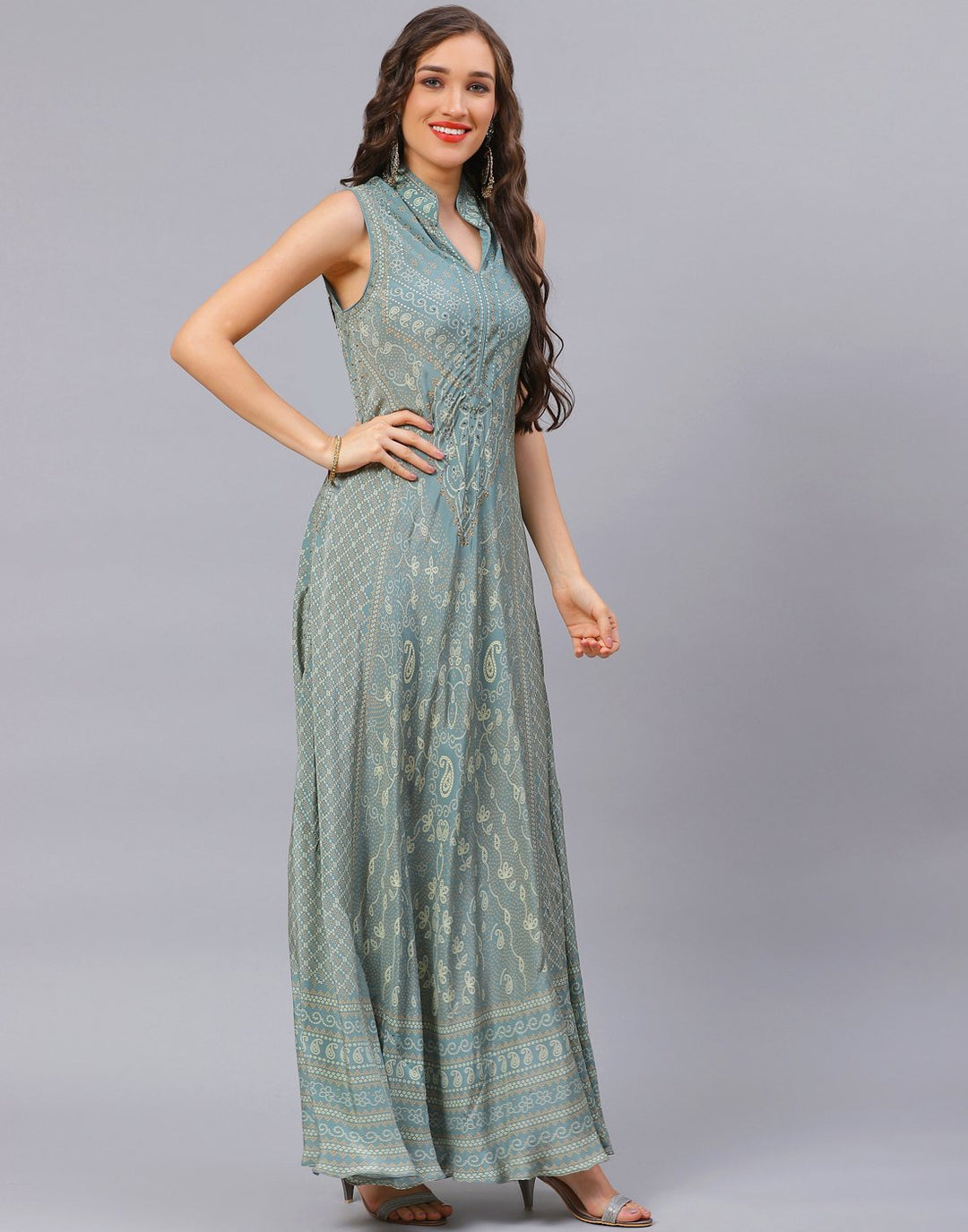 Aqua Dress-1