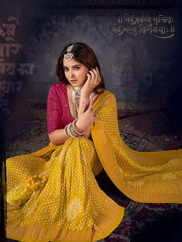Printed Art Silk Saree