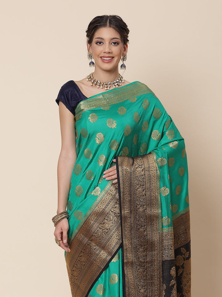 Zari Border Woven Art Handloom Saree