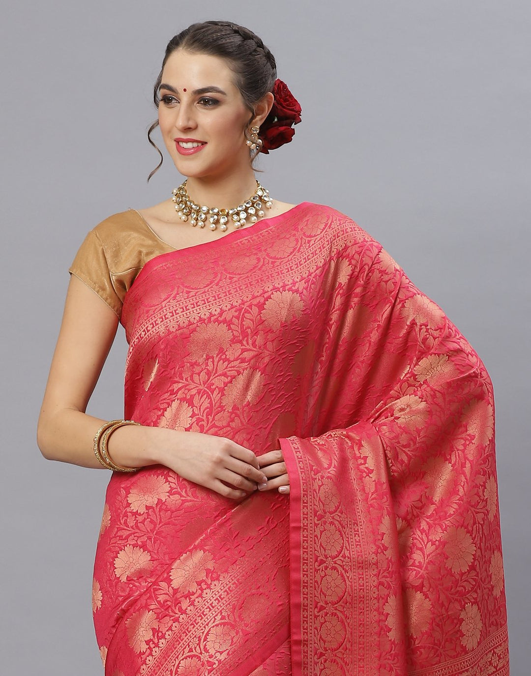Sea Green Art Handloom Saree